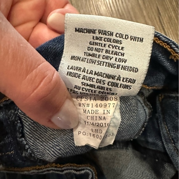 Hudson Girls Medium Wash Skinny Jeans Back Flap Pockets Size 10 - Picture 5 of 11